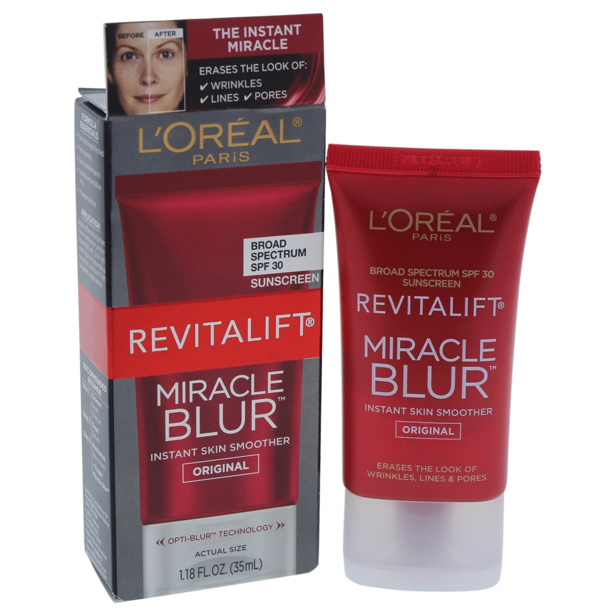 L'Oreal Paris Revitalift Miracle Blur Broad Spectrum SPF 30 Sunscreen 1.18 fl oz