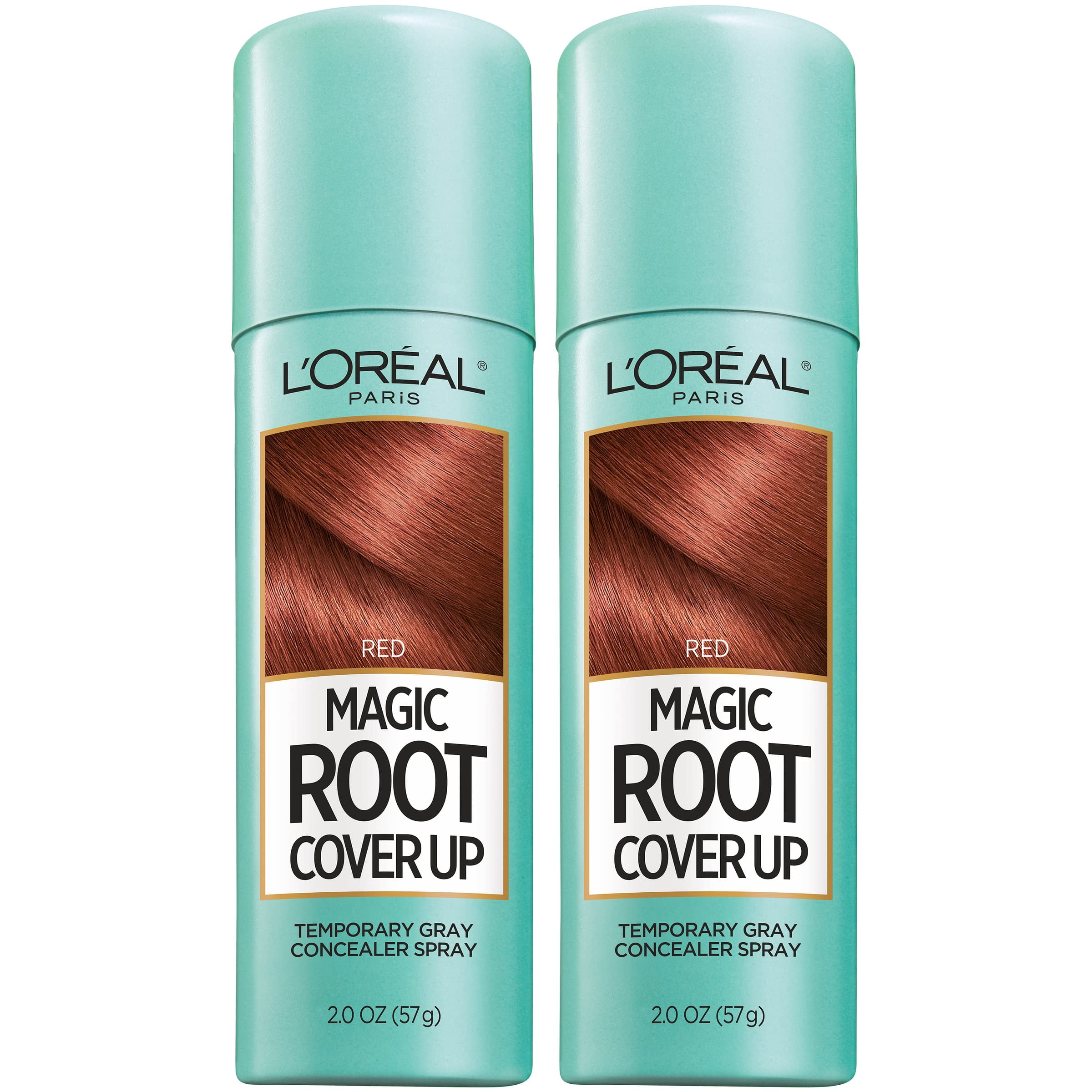 L'Oreal Paris Root Cover Up Hair Dye in Radiant Red 2 Ounce (Pack of