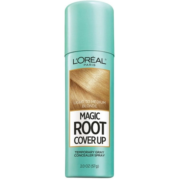 L'Oreal Paris Root Cover Up Temporary Gray Concealer Spray, Light to Medium Blonde, 2 oz (Pack of 6)