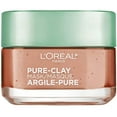 thumbnail image 1 of L'Oreal Paris Skincare Pure Clay Face Mask with Red Algae for Clogged Pores to Exfoliate And Refine Pores, Clay Mask, at home face mask, 1.7 oz., 1 of 3