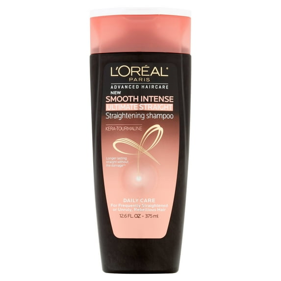 L'Oreal Paris Smooth Intense Straightening Shampoo, 12.6 Oz