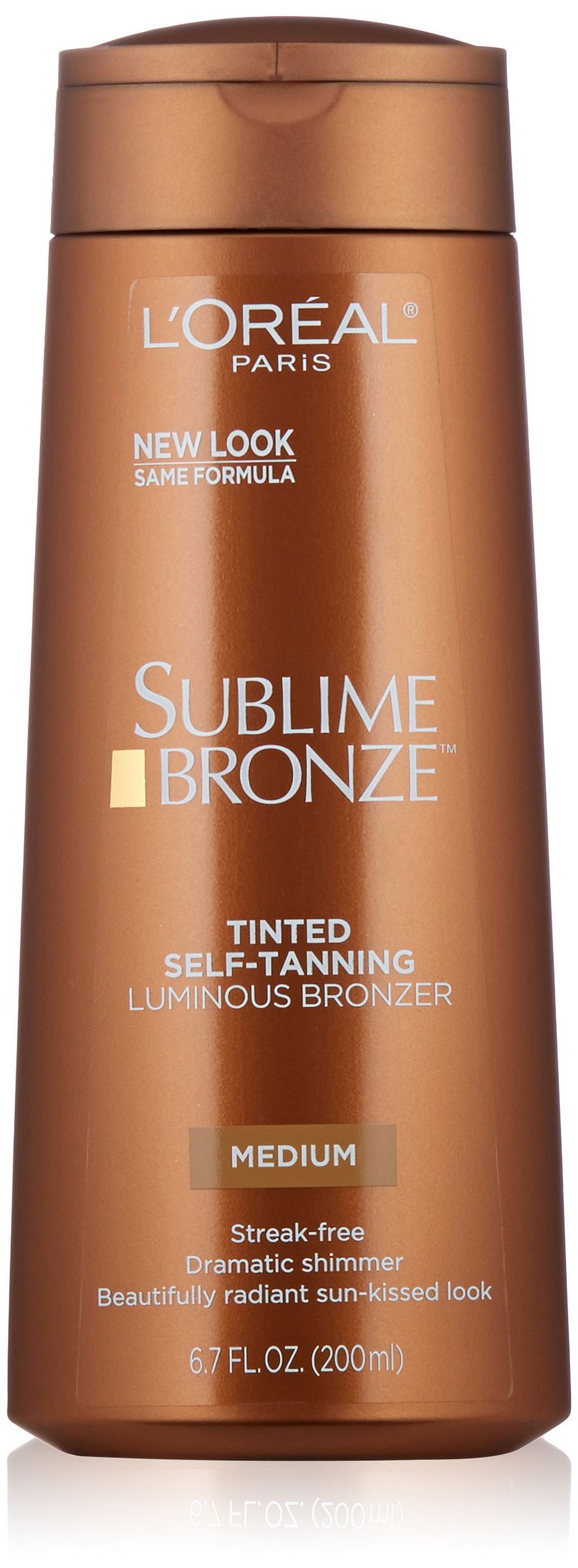 L,Oreal Paris Sublime Bronze Luminous Bronzer SelfTanning Lotion, 6.7