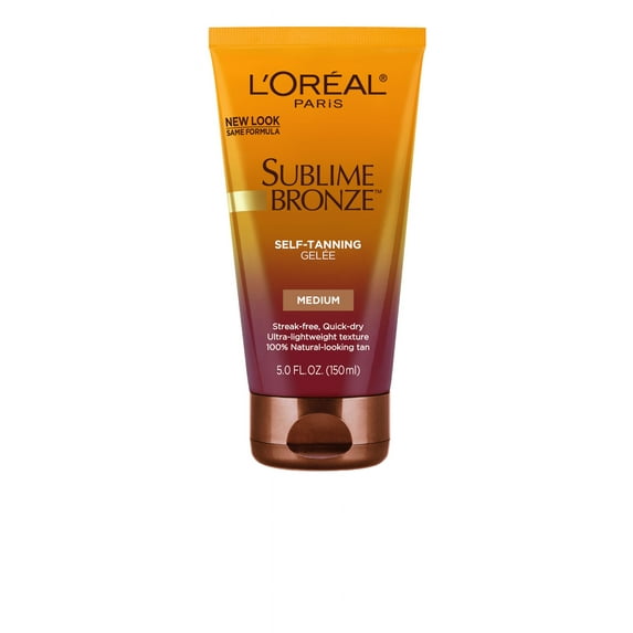 L'Oreal Paris Sublime Bronze Self-Tanning Gelee for Face, Medium, 5 fl oz