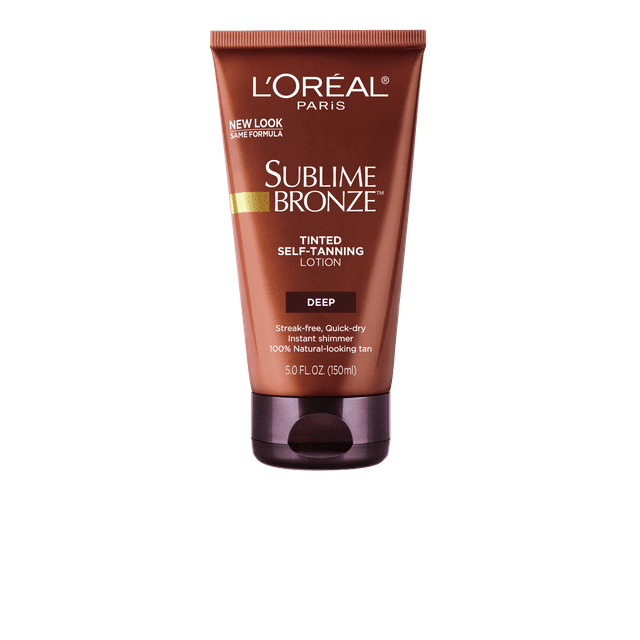 L'Oreal Paris Sublime Bronze Tinted Self-Tanning Lotion for Face, Deep, 5 fl oz