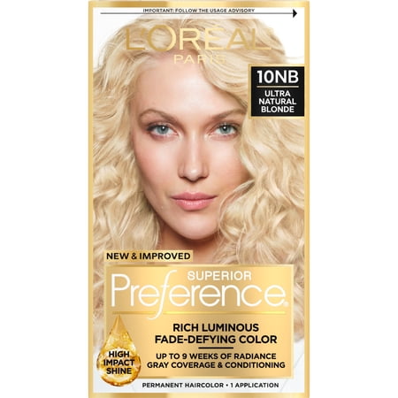 L'Oreal Paris Superior Preference Fade-Defying Permanent Hair Color, 10NB Ultra Natural Blonde price history and forecast - L’Oréal Paris U-HC-3570