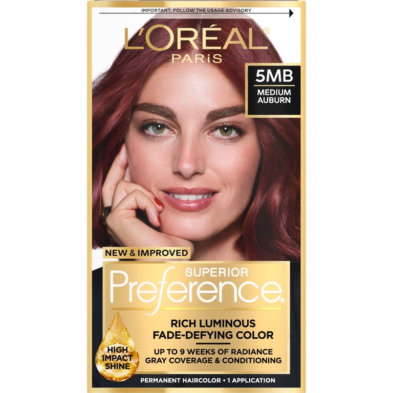 L'Oreal Paris Superior Preference 5MB Medium Auburn Permanent Hair