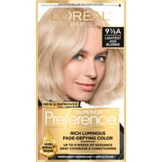L'Oreal Paris Superior Preference Fade-Defying Permanent Hair Color, 9.5A Lightest Ash Blonde, 1 kit