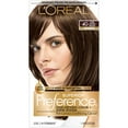 thumbnail image 1 of L'Oreal Paris Superior Preference Fade-Defying Shine Permanent Hair Color, 4G Dark Golden Brown, 1 Kit, 1 of 8
