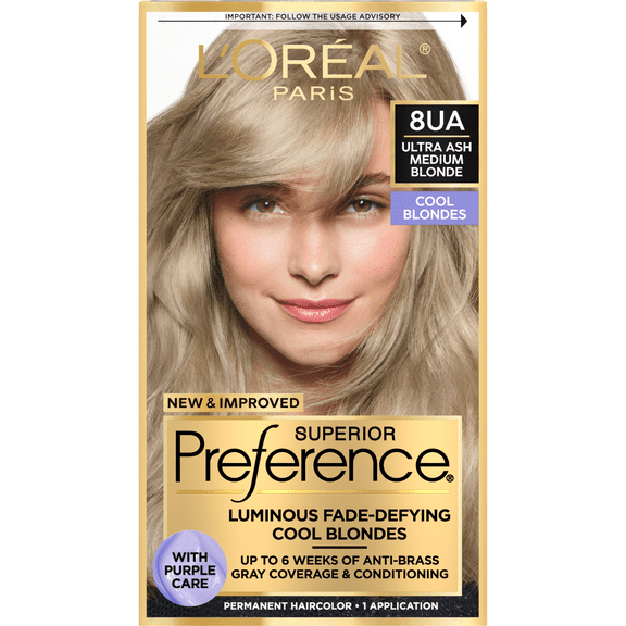 L'Oreal Paris Superior Preference Permanent, Cool Blonde Hair Color 1.0EA