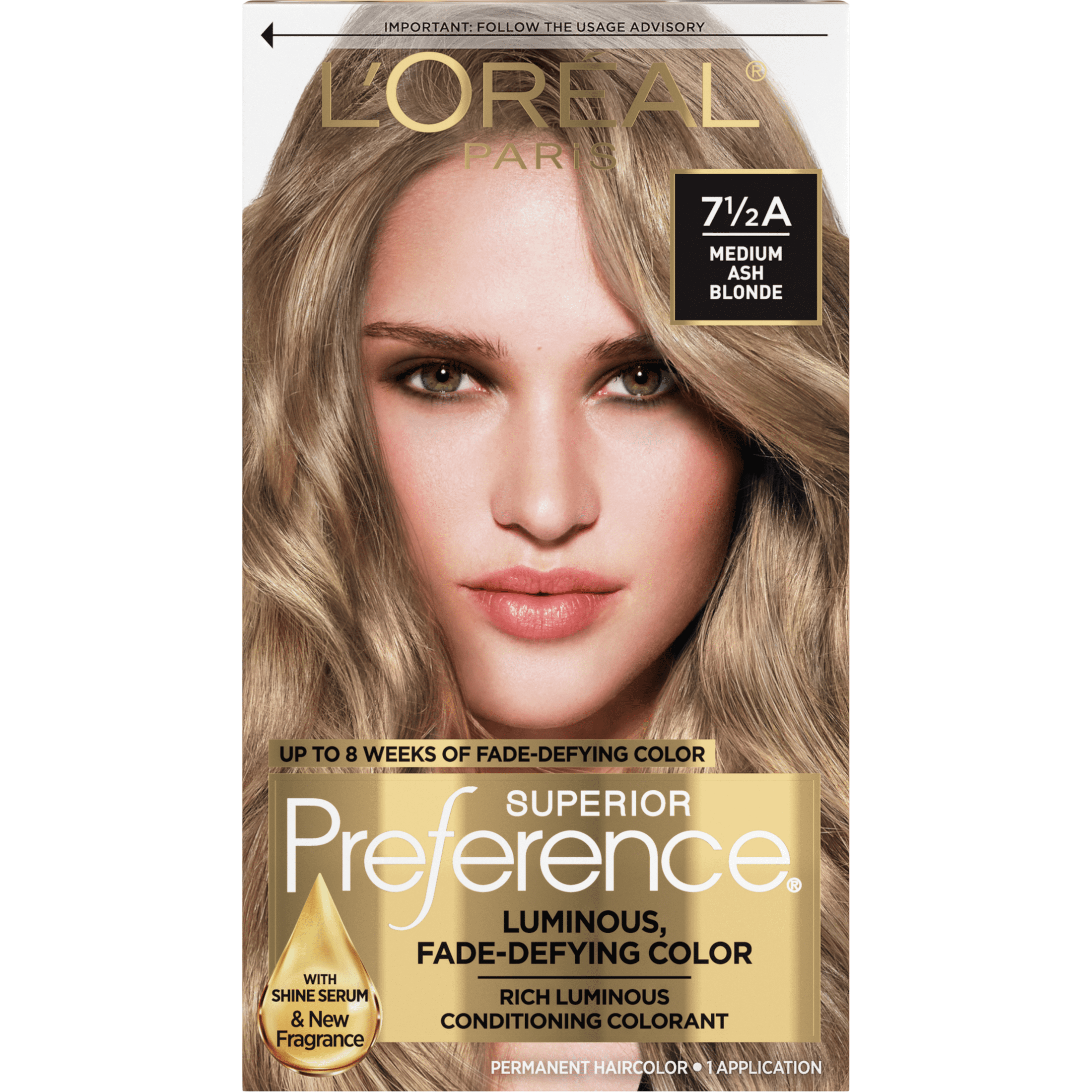 L'Oreal Paris Superior Preference Permanent Hair Color, 7.5A Medium Ash  Blonde - Walmart.Com