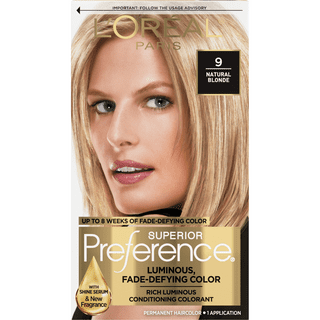 L'Oreal Paris Excellence Creme Permanent Hair Color, 8 Medium Blonde ...