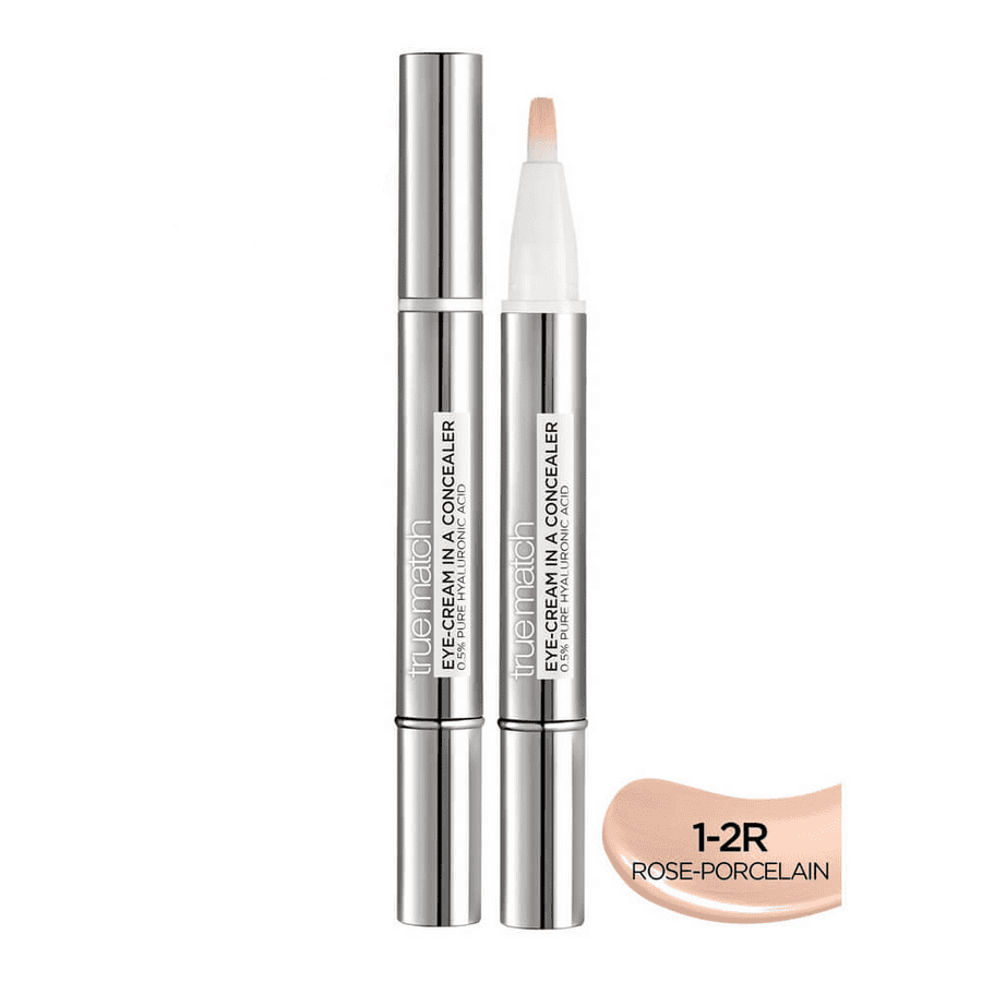 Loreal Paris True Match Concealer 2 in 1 With Eye Cream 1-2R