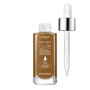 L'Oreal Paris True Match Hyaluronic Tinted Serum Foundation Makeup, 9.5 Medium Deep, 1 fl oz