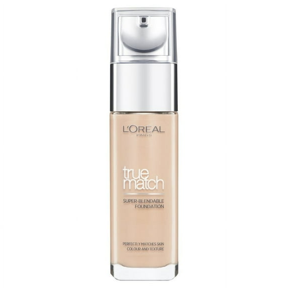 L'Oreal Paris True Match Liquid Foundation with SPF and Hyaluronic Acid 30ml, 5.5W Golden Sun
