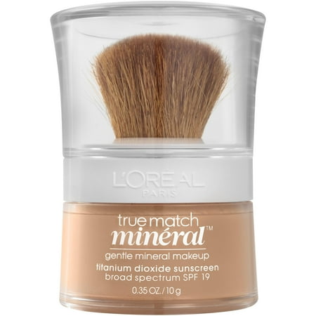 L'Oreal Paris True Match Loose Powder Foundation Makeup, Sun Beige, 0.35 oz