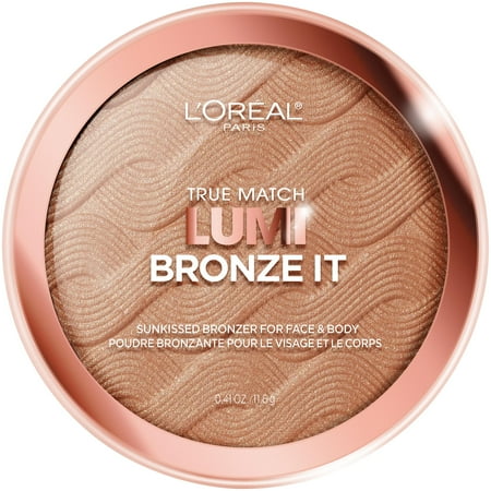 L'Oreal Paris True Match Lumi Bronze It Bronzer For Face and Body, Medium, 0.41 fl. oz.