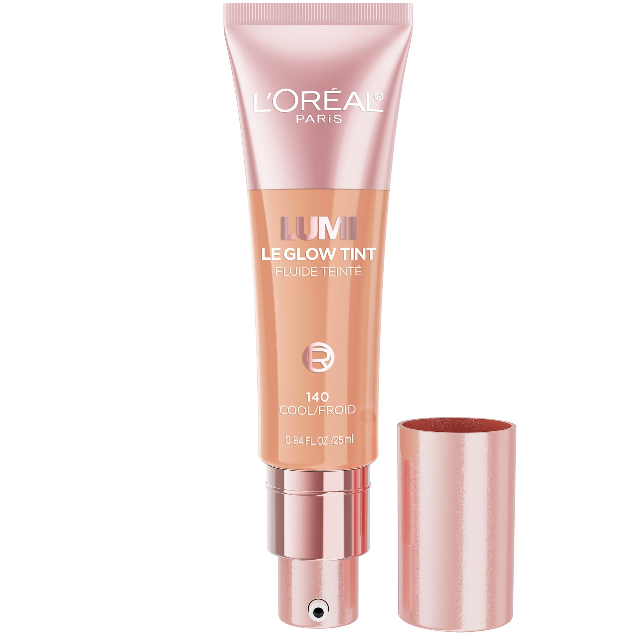 L'Oreal Paris True Match Lumi Foundation, 140 Cool, 0.85 fl oz, Hydrating Glow Tint