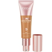LOreal Paris Lumi Le Glow Skin Tint Foundation Makeup, 220 Warm, 0.85 fl oz