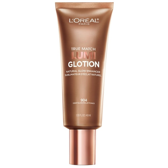 L'Oreal Paris True Match Lumi Glotion Liquid Bronzer and Tinted Moisturizer, Deep Shade, 1.35 fl oz