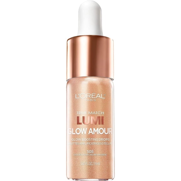 L'Oreal Paris True Match Lumi Glow Amour Glow boosting drops, Golden Hour, 0.47 fl. oz.