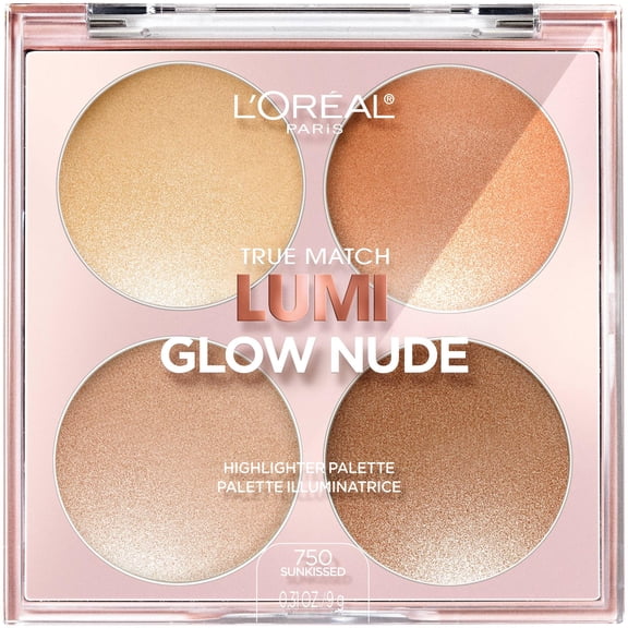 L'Oreal Paris True Match Lumi Glow Nude Highlighter Palette, Sunkissed