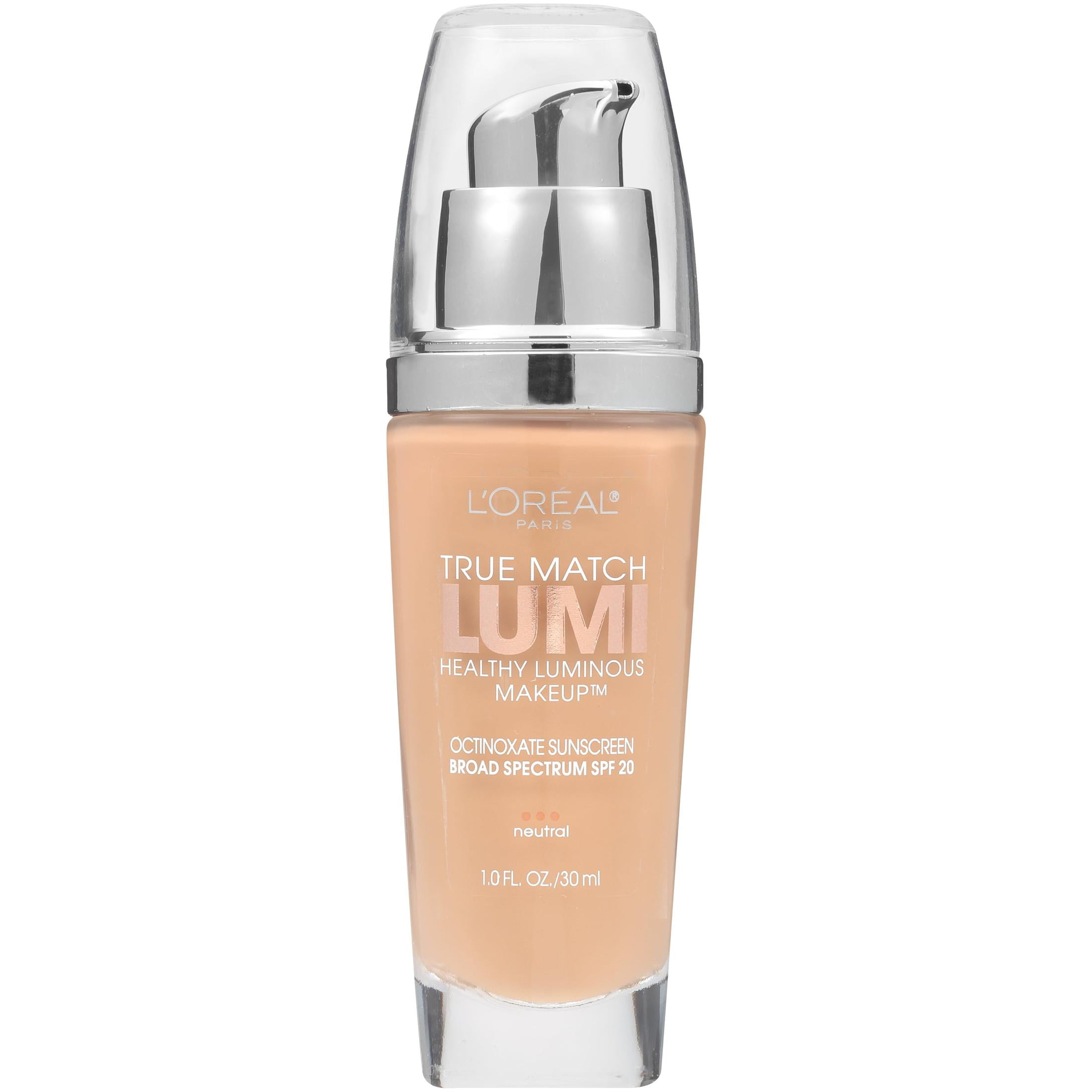 L'Oreal Paris True Match Lumi Liquid Foundation Makeup, N4 Buff Beige ...