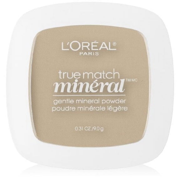 L'Oreal Paris True Match Mineral Pressed Powder, Light Ivory