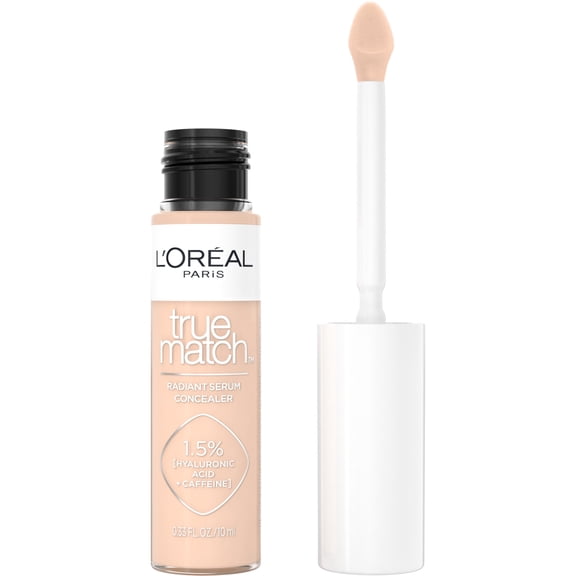L'Oreal Paris True Match Radiant Concealer, Brightening, Hydrating, 0.33 fl oz