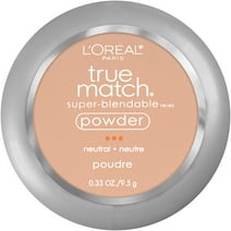 L'Oreal Paris True Match Super-Blendable Oil Free Makeup Powder, Buff Beige, 0.33 oz.