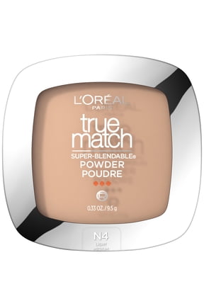 L'Oreal Paris True Match Super Blendable Oil Free Makeup Powder, Buff Beige, 0.33 oz