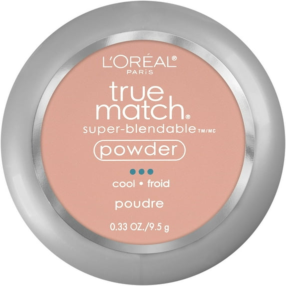 L'Oreal Paris True Match Super Blendable Oil Free Makeup Powder, Classic Beige, 0.33 oz
