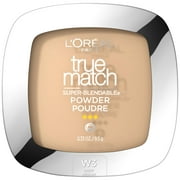 L'Oreal Paris True Match Super Blendable Oil Free Makeup Powder, W3 Light Medium, 0.33 oz