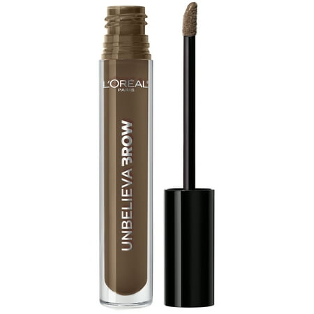 L'Oreal Paris Unbelieva-Brow Longwear Waterproof Tinted Brow Gel, Brunette, 0.15 fl oz
