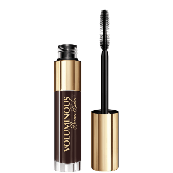 L'Oreal Paris Voluminous Brown Balm Volumizing, Caring, Vegan Mascara, Brown, 0.26 fl. oz.