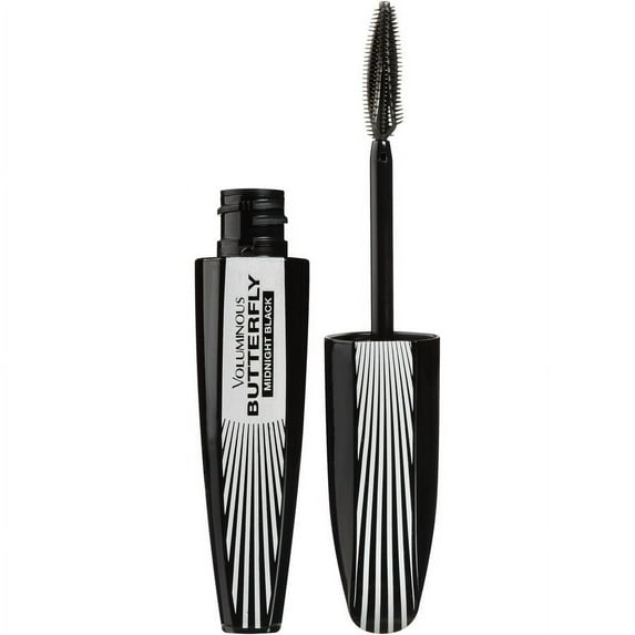 L'Oreal Paris Voluminous Butterfly Midnight Black Washable Mascara, Midnight Black