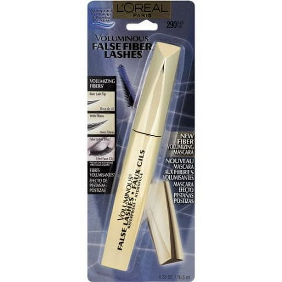 L'Oreal Paris Voluminous False Fiber Lashes Waterproof Mascara, Black