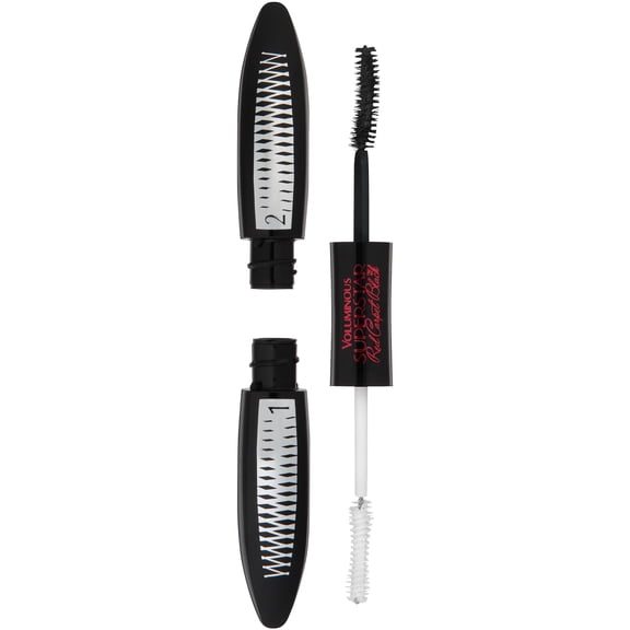 L'Oreal Paris Voluminous Superstar Red Carpet Extra Mascara, Flash Reflecting Black