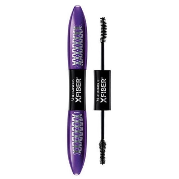 L'Oreal Paris Voluminous X Fiber Washable Mascara, Blackest Black