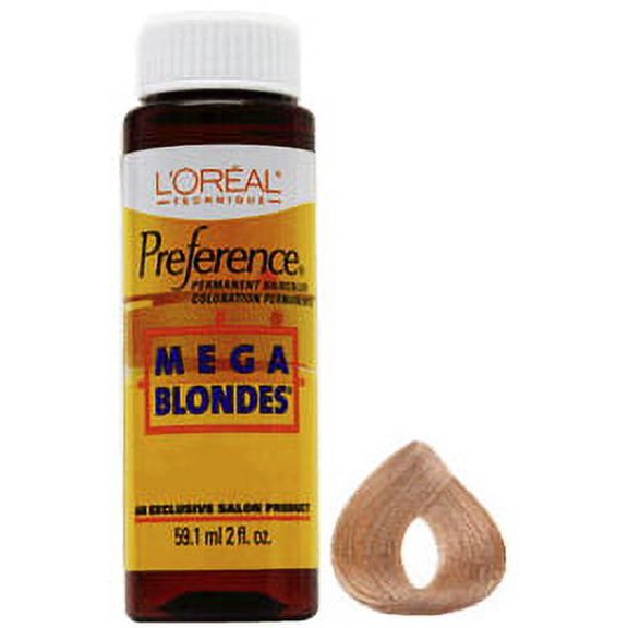 L'Oreal Preference Mega Blondes Permanent Haircolor (Color : MB8 - Lightest Cool Ash Blonde)