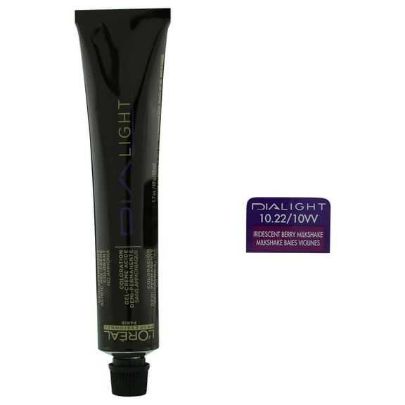 L'Oreal Pro Paris DIA Light Ammonia-Free Demi-Permanent Gel-Crme Hair Color Dye (1.7 oz) - 10.22/10VV