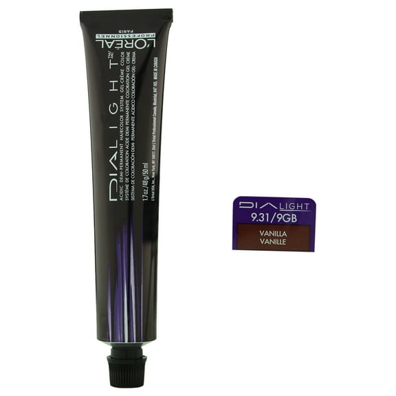 L'Oreal Pro Paris DIA Light Ammonia-Free Demi-Permanent Gel-Crme Hair Color Dye (1.7 oz) - 9.31/9GB