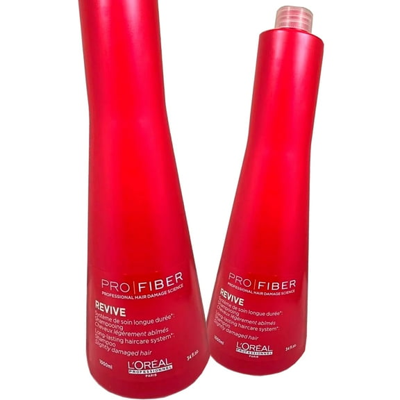 L'Oreal Professional Pro Fiber REVIVE shampoo 34 fl oz - Pack of 2