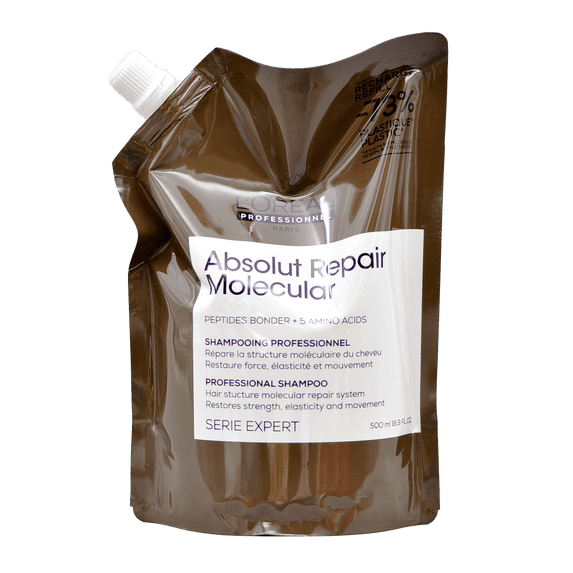 L'Oreal Professionnel Absolut Repair Molecular Shampoo - 16.9 oz/Refill