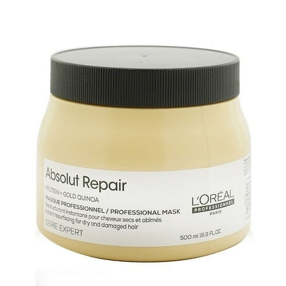 L'Oreal Professionnel Serie Expert - Absolut Repair Gold Quinoa + Protein Instant Resurfacing Mask (For Dry and Damaged