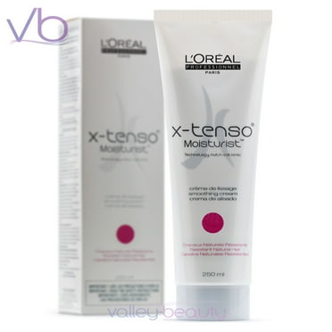 L'Oreal Professionnel X-Tenso Moisturist | Straightening and Smoothing Cream for Resistant Natural Hair, 250ml