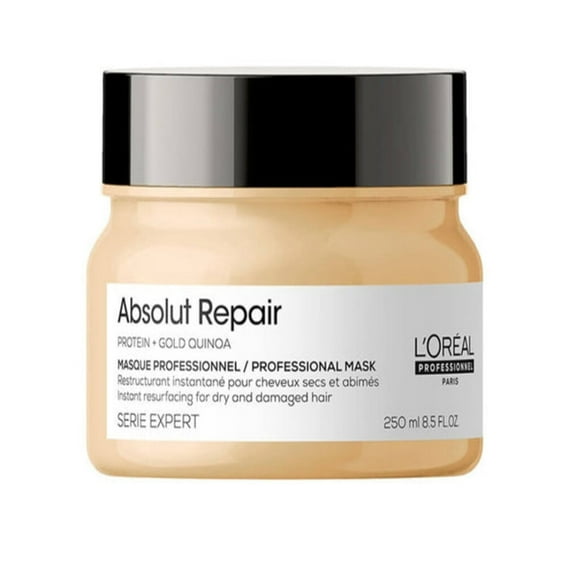 L'Oreal Serie Expert Gold Quinoa+Protein Absolut Repair Masque - 8.5 oz
