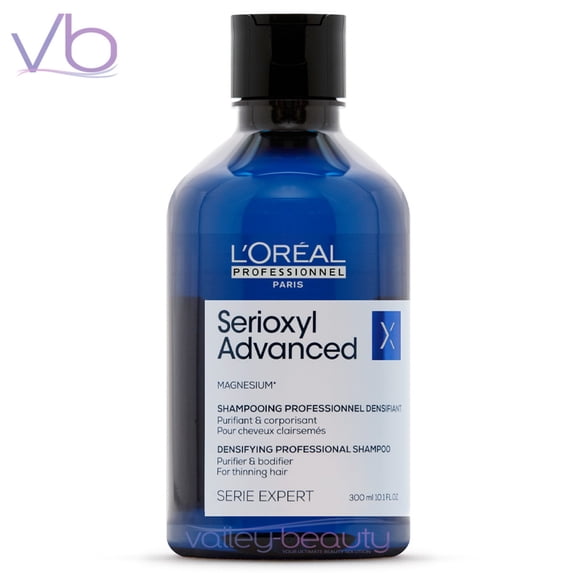 L’Oreal Serie Expert Serioxyl Advanced Densifying Shampoo | Gentle Purifying Cleanser for Thin Hair, 300ml