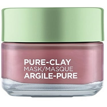 L'Oreal Skin Care Pure Clay Mask Exfoliate and Refine Pores 1.7 oz