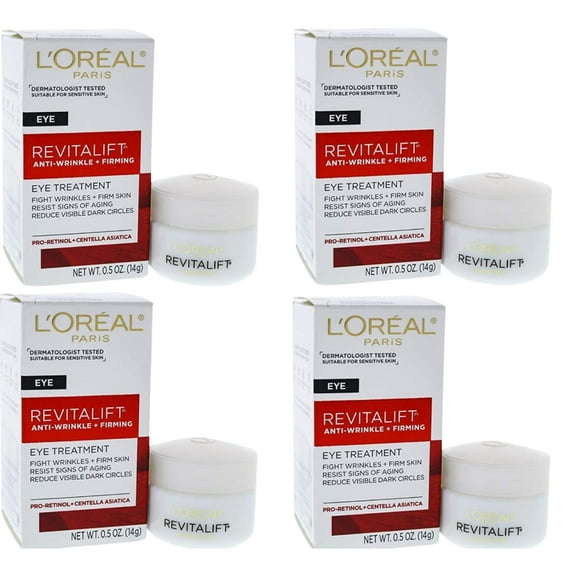 L'Oreal Skin Expertise RevitaLift Complete Eye Anti-Wrinkle & Firming Cream 0.50 oz (Pack of 4)