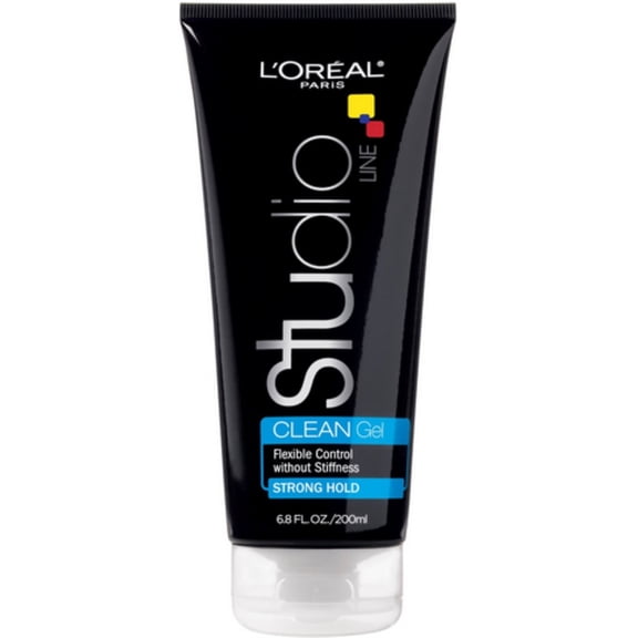 L'Oreal Studio Line Clear Minded Clean Gel, Strong Hold 6.80 oz (Pack of 4)